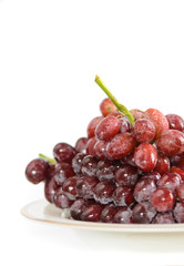 Red grapes