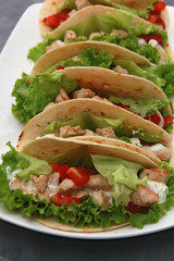 Roast turkey in tortilla