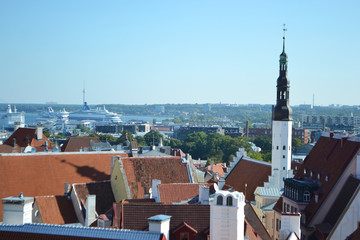 Obraz premium Old Town in Tallinn