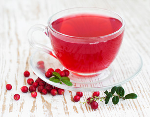 Cranberry tea