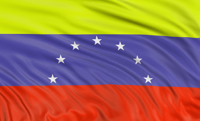 3D Flag of Venezuela