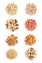 mixed nuts heap