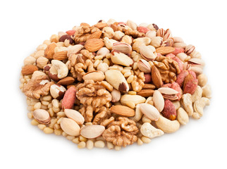 mixed nuts heap