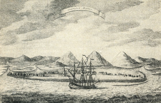 Okhotsk harbour (History of Kamtschatka, 1755)
