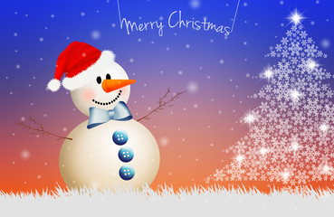 Snowman for Merry Christmas