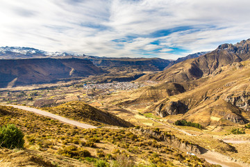 Colca Canyon, Peru,South America. Incas to build  terraces