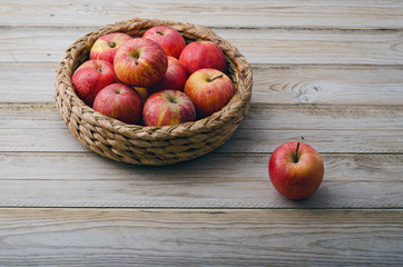 Basket with Apples
