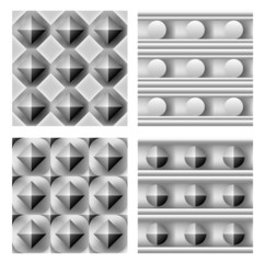 3d geometric pattern set