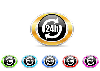 24h icon set