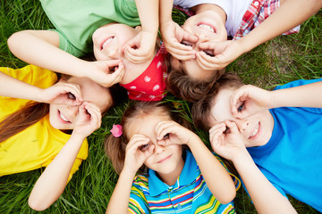 Children resting