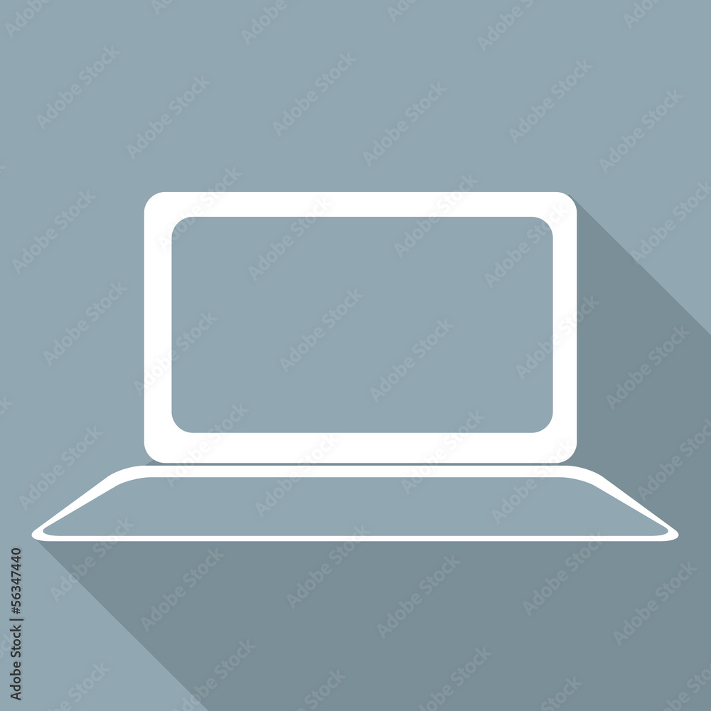 Poster notebook web icon,flat design