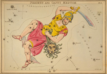 Astronomical chart,vintage