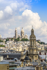 Fototapeta na wymiar Panoramic view of Paris. France