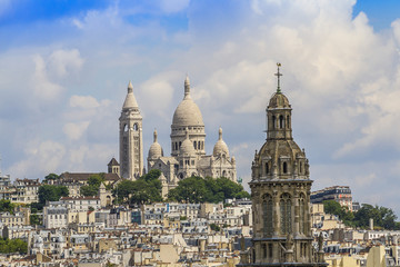 Fototapeta na wymiar Panoramic view of Paris. France