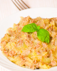 Mashed potato with minced meat