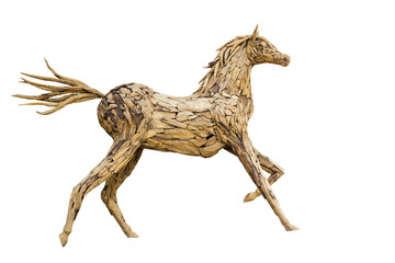 Beautiful sculpture of horse