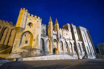 Avignon, Palais des Papes by night