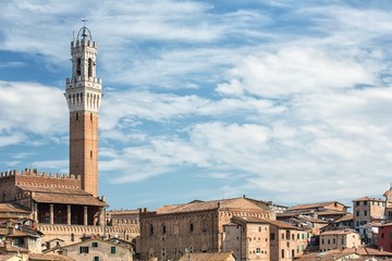 Fototapeta premium The historic city of Siena in Tuscany