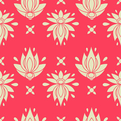 Seamless vector floral pattern