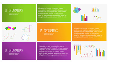 Modern Design template can be used for infographics