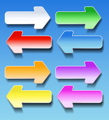 Obraz premium Information arrows