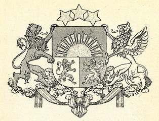 Latvia's coat of arms