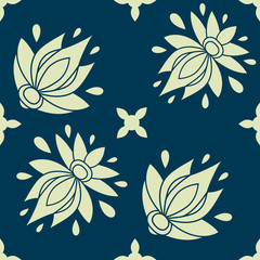 floral seamless pattern, texture, wallpaper, web page background