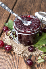 Portion of Cherry Jam