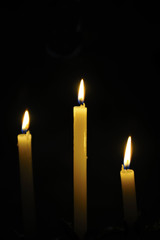 Three candles