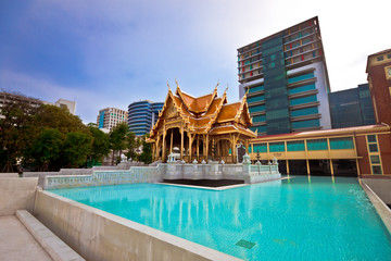 The beautiful of Royal Thai Pavilion in Siriraj Hospital, Bangko