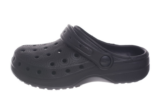 Black rubber shoe