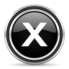 Obraz premium cancel icon