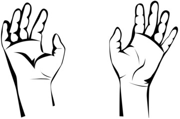 Two hands