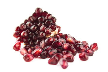 Ripe pomegranate fruit