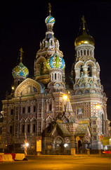 Fototapeta na wymiar Famous russian church