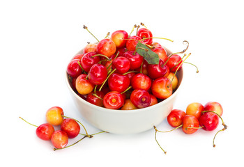 Sweet cherrie on white