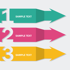 Obraz premium arrows infographics