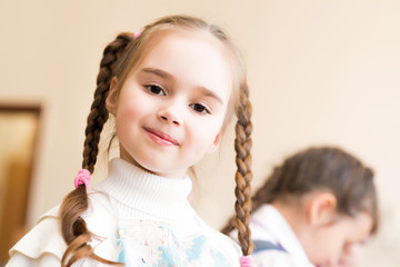 portrait of a nice girl