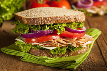 Homemade Turkey Sandwich