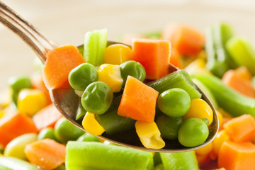 Steamed Organic Vegetable Medly