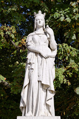 Obraz premium Reine de France, Statue, jardin du Luxembourg, Paris