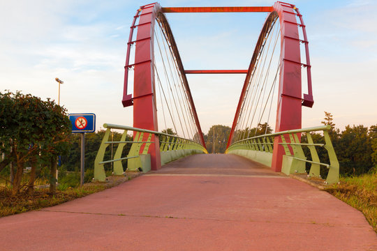 Fototapeta bicycle bridge