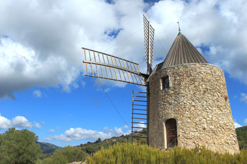 Moulin à vent de Saint Roch de Grimaud (Windmill)