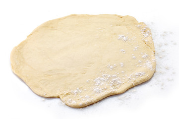 Fresh dough ready for baking