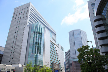 大阪梅田の街並