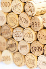still life of corks