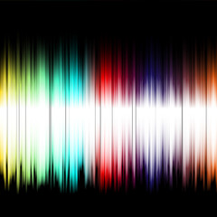 Hintergrund Neoneffekte mit Linien auf Schwarz