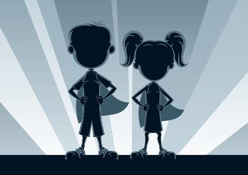 Superkids Silhouettes