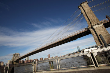 Brooklyn Bridge in New York CIty, Manhattan, New York, USA