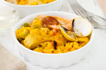 rice with seafood